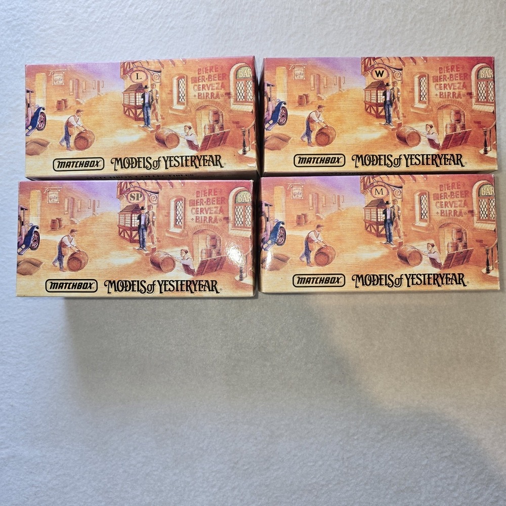 Lot‎ of 4 Matchbox Collectibles Great Beers of the World Series Trucks 1993